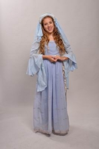 Medieval pale blue Costume