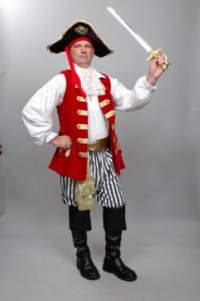 Pirate Cpt Feathersword Costume