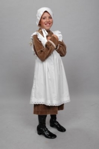 Colonial Child brown Costume
