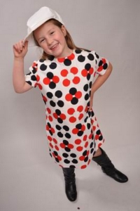 1960s hippi polka dot Costume