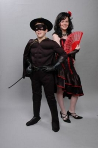 Spanish Couple Child Costumes