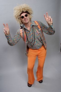 60s sixties orange male Costume