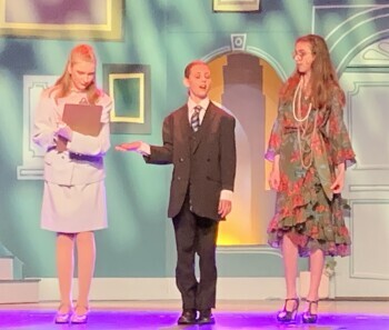 Miss Hannigan and Warbucks